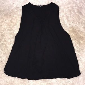 Charlotte Russe lace up tank top